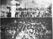 Regendo a Banda do 15º RI no Cine Teatro Plaza