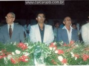 Homenagem aos seus 80 anos em Caiçara e lançamento do livro sobre Caiçara de Severino Costa (direita)
